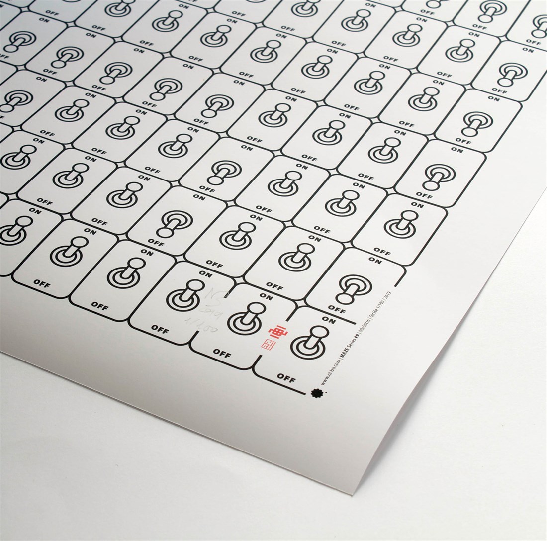 Maze #9 (170γρ. Bright White matte paper)