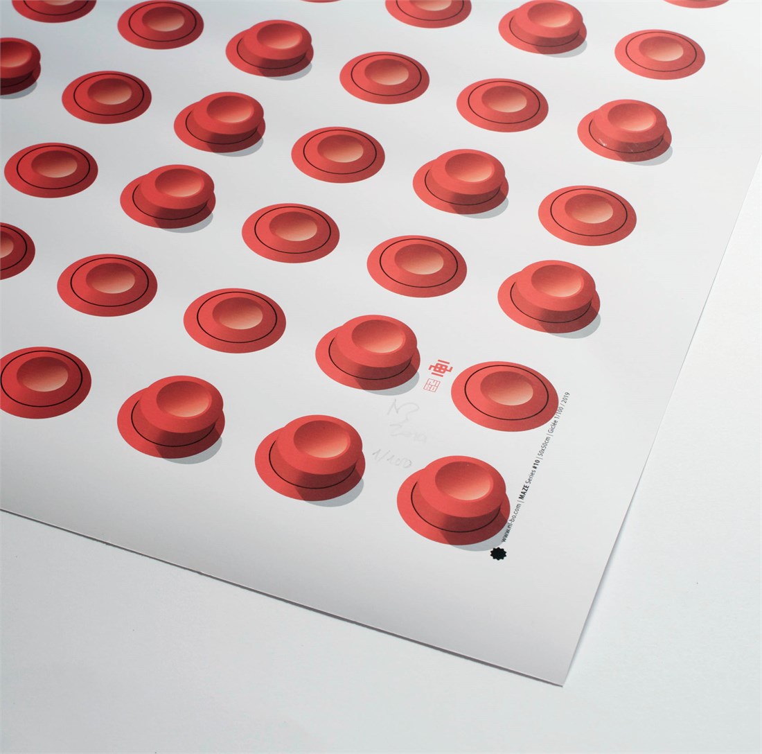 Maze #10 (170γρ. Bright White matte paper)