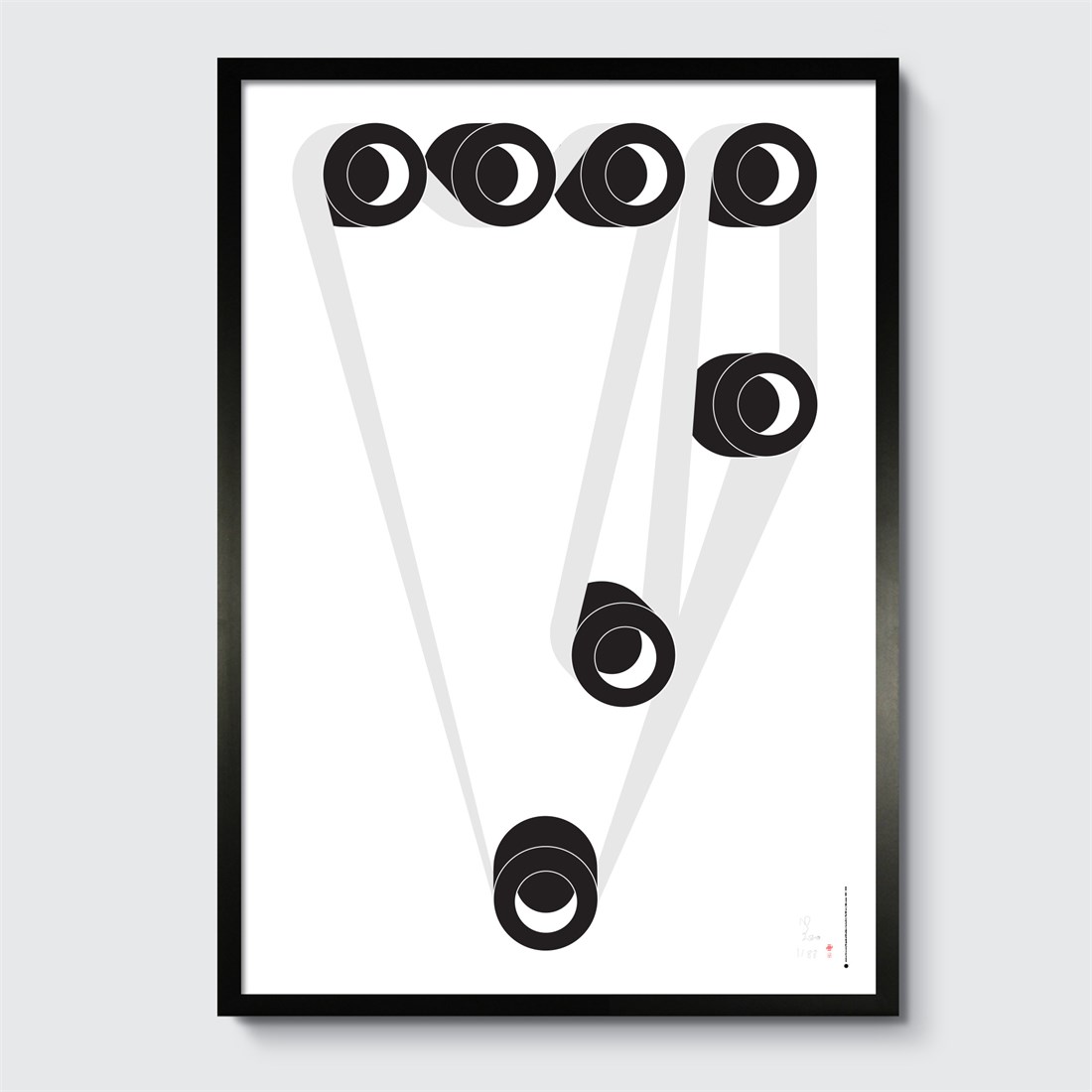 Perpetual Machine #7 in black frame