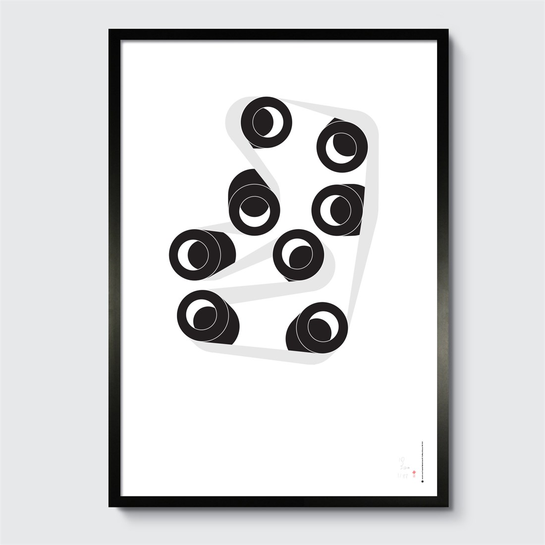 Perpetual Machine #8 in black frame